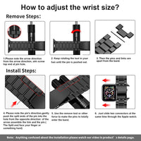 Apple Watch Stainless Steel Band - Premium Metal Bracelet