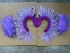 Two-Tone Feather Wing Backpiece Stage Costume Accessory