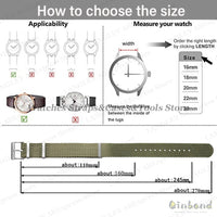 COROS Nylon Military Band - Premium Durable Watch Strap for COROS Smartwatch