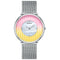 silver yellow pink