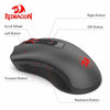 Redragon M652 Optical 2.4G Wireless Mouse with USB Receiver, Portable Gaming & Office Mice, 5 Adjustable DPI Levels