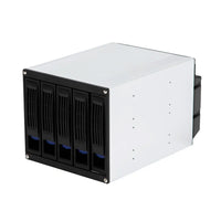 5 Bays SATA SAS D Drive Bay Hard Drive Disk Case Enclosure 2.5"/3.5" Hard Drive Enclosure