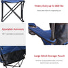 XXL Oversized Camping Chair Heavy Duty 800 LBS for Big Tall People Padded Portable Folding Quad Lawn Chairs with Armre