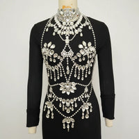 Rhinestone Crystal Full Body Chain