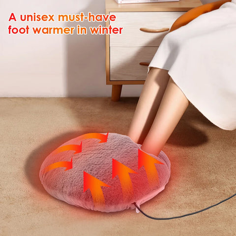 USB Hand Warmer Electric Foot Warmer Washable Soft Heating Pad Winter Leg Thermostat Heater For Home Office Feet Warming Device