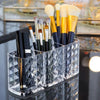 Clear Acrylic Makeup Brush Holder Desk Cosmetic Organizer Lipstick Storage Box Nail Polish Display Stand Rack Jewelry Case