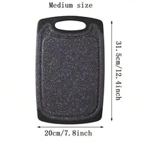 1/3PCS kitchen household imitation marble can hang non-slip classification vegetables meat fruit multi-functional cutting board