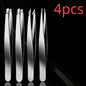 4Piece Set Professional Tweezers Set Perfect For Eyebrow Hair Removal Splinter Very Effortless and Relaxed to Remove