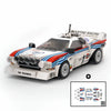 244PCS MOC Lancia Rally 037 Martini Racing - Winner Rallye Monte Carlo 1983 Building Blocks DIY Toy Brick New Year Holiday Gifts