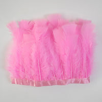 Professional Turkey Feather Fringe Trim 10-15cm
