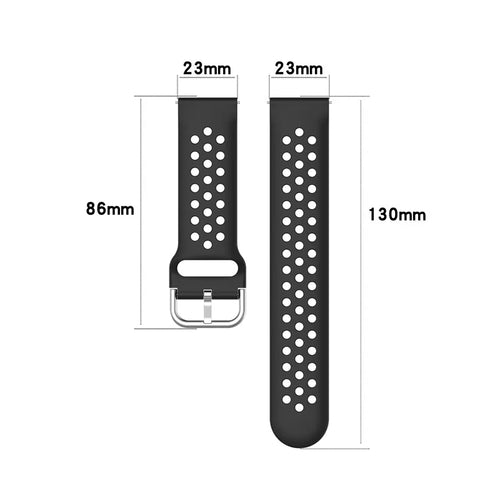 Breathable Silicone Fitbit Versa & Sense Bands