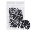 1440PCS SS3-SS20 Mix Size Non-Hotfix Glass FlatBack Rhinestones