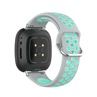 Fitbit Versa & Sense Silicone Band - Breathable Stylish Straps