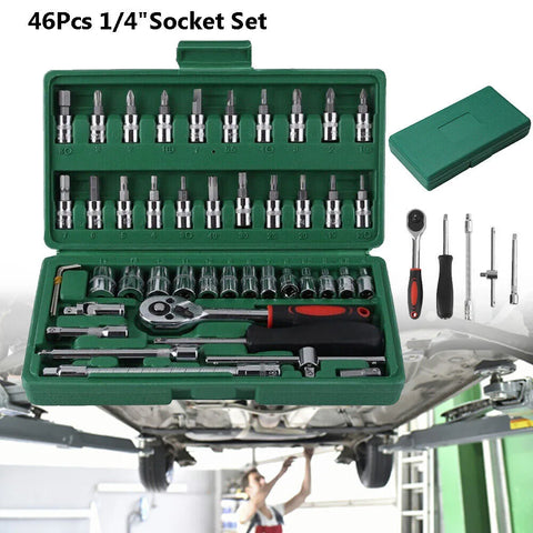 46PCS Socket Set 1/4