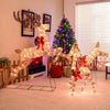 3 Pieces Lighted Christmas Reindeer, Holiday Reindeer Family Set with 255 Warm White Lights, Stakes