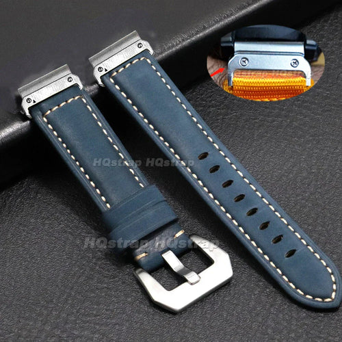 Garmin Vintage Leather Strap - Classic and Comfortable Band