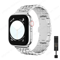 Apple Watch Stainless Steel Band - Elegant, Durable Design