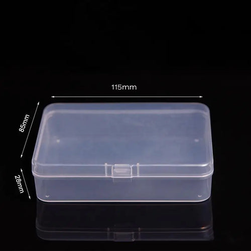 Mini Boxes Rectangle Plastic Storage Box Practical Frosted Translucent Toolbox Bead Jewelry Case Display Organizer Container