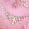 AB Rhinestone Heart Choker
