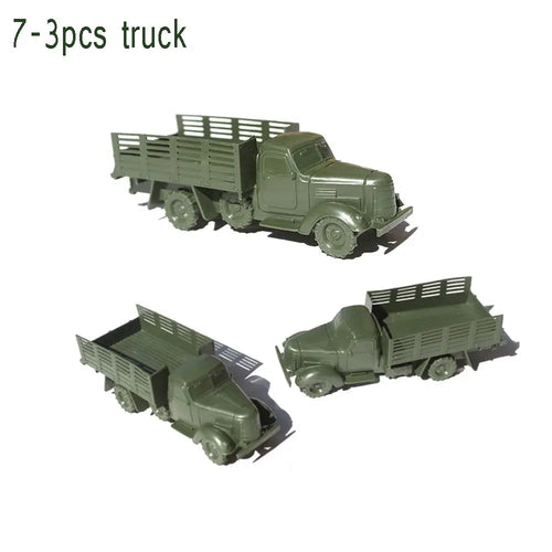 Toy Model Action Figure Plastic Soldiers Model Men Figures 12 Poses Soldiers Aircraft Tanks Turret Children Boy Gift