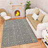 Premium Hand-Tufted Rug Made of 100% Wool  - Shiraz Grid - 5x8 Feet
