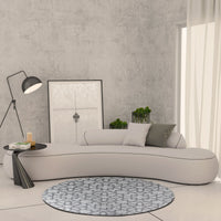 Premium Hand-Tufted Rug Made of 100% Wool  - Shiraz Grid - 5x5 Feet