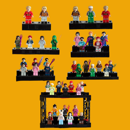 Display Stands for Brick-Compatible – Multiple Sizes