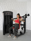 Elite Selectorized Shoulder Press - Muscle D Fitness - Commercial Adjustable Seated Pin Selectorized Shoulder Press Traps Shoulder Workout