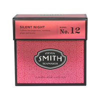 SMITH TEAMAKER - SILENT NIGHT SEASONAL HERBAL BLEND NO. 12 (15 TEA BAGS, 1.16 OZ)