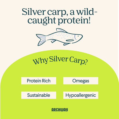 Silver Carp and Sweet Potato Arch Pet Food