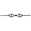 TGrip Pro Series Single Handle Olympic Bar (Rotating Ends) - Multi Grip - Strength Training - Football - Swiss - Neutral