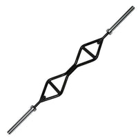 TGrip Pro Series Single Handle Olympic Bar (Rotating Ends) - Multi Grip - Strength Training - Football - Swiss - Neutral
