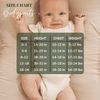 Half Birthday Clay Organic Cotton Baby Bodysuit Short Sleeve