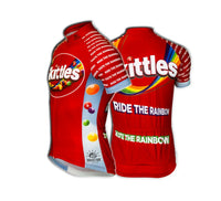 Skittles Ride the Rainbow Men's Cycling Jersey (S, M, L, XL, 2XL, 3XL)