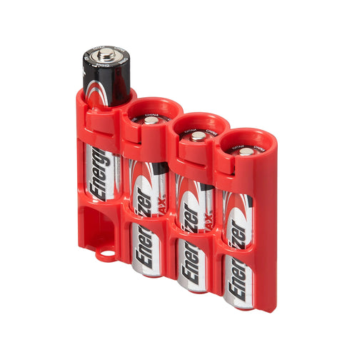 Slim Line AA 4 Pack (Red)