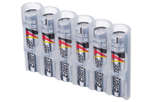Slim Line AAA 6 Pack (Clear)