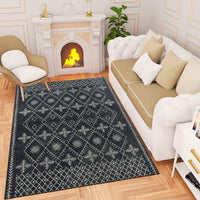 Premium Hand-Tufted Rug Made of 100% Wool  - Snowfall - 6x9 Feet