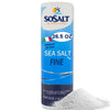 SoSalt Fine Sea Salt Shaker from Sicily | 12 Pack x 750g (26.5 oz) | Kosher, All Natural Sicilian Sea Salt