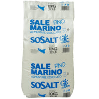 SoSalt Fine Sea Salt from Sicily | Bulk Foodservice Bag 10 kg (22 lb) | Kosher, All Natural
