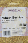 Wheat Berries, Soft White, Organic