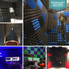 4 Inch Acoustic Foam Wedge Style Panels - 13 Color Options