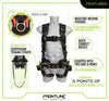 Frontline 100CTB Combat Construction Full Body Harness with Tongue Buckle Legs and Trauma Straps S