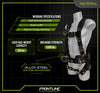 Frontline 100CTB Combat Construction Full Body Harness with Tongue Buckle Legs and Trauma Straps 3X/4X