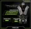 Frontline 200RE Elite Lite Climbing/Rescue Full Body Harness with Aluminum Quick Connect Buckles Universal