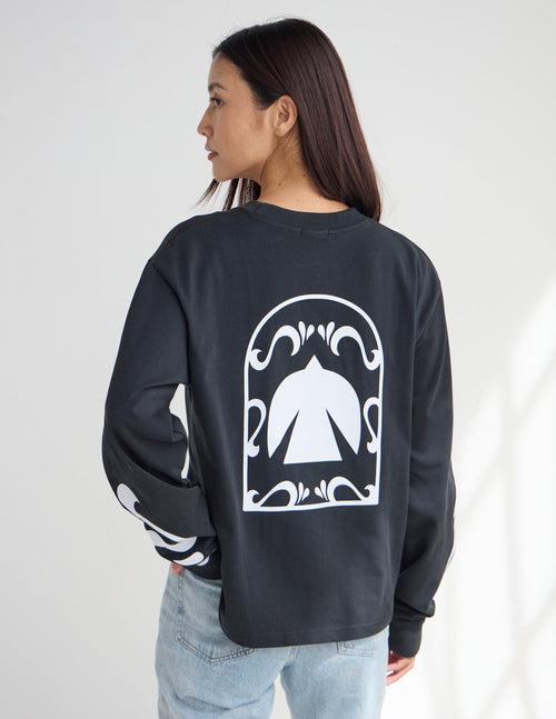 Spirit Is Moving LS Heavyweight Tee