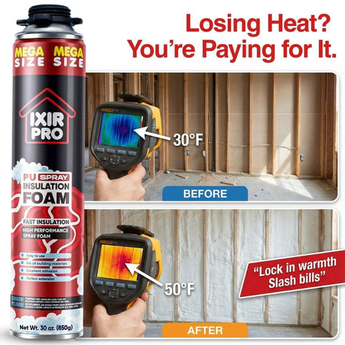 Spray Foam Insulation Kit -  30oz Complete DIY Insulation