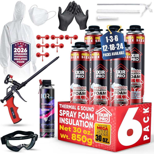 Spray Foam Insulation Kit -  30oz Complete DIY Insulation