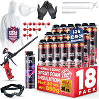 Spray Foam Insulation Kit -  30oz Complete DIY Insulation