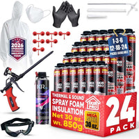 Spray Foam Insulation Kit -  30oz Complete DIY Insulation
