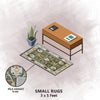 Premium Hand-Tufted Rug Made of 100% Wool  - Spring Atlas - 3x5 Feet